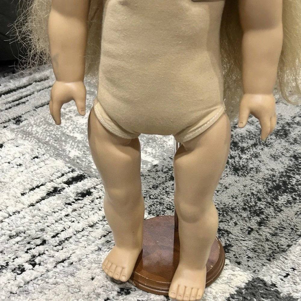 Kirsten Larson American Girl Doll Pleasant Company Soft Lashes Wavy Hair 18 In